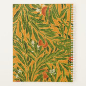 Orange Tree Vintage Tapete Muster Jugendstil Planer (Rückseite)