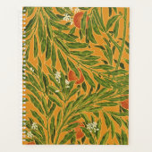 Orange Tree Vintage Tapete Muster Jugendstil Planer (Vorderseite)