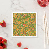 Orange Tree Vintage Tapete Muster Jugendstil Serviette (Beispiel)