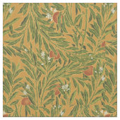 Orange Tree Vintage Tapete Muster Jugendstil Stoff (Nahaufnahme)