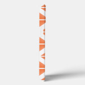 Orange Trendy Triangle Pattern Case-Mate iPhone Hülle (Rückseite / Rechts)