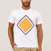 Orange Triangle Mens T - Shirt (Vorderseite)