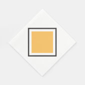 Orange Triangle Paper Napkins Serviette (Ecke)