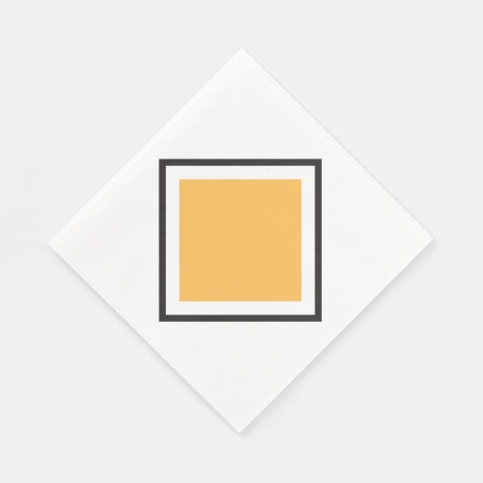 Orange Triangle Paper Napkins Serviette (Ecke)