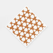 Orange Triangle Pattern Serviette (Ecke)