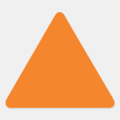 Orange Triangle Sticker (Vorderseite)