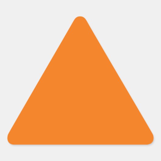 Orange Triangle Sticker (Vorderseite)