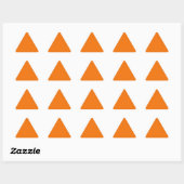 Orange Triangle Sticker (Blatt)