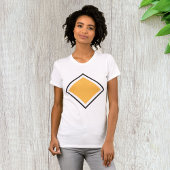 Orange Triangle Womens T - Shirt