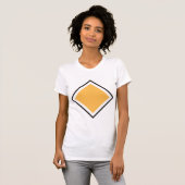 Orange Triangle Womens T - Shirt (Vorne ganz)