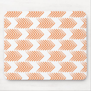 Orange Tribal Arrow Muster Mousepad