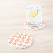 Orange Tribal Arrow Muster Untersetzer (Seite)