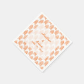Orange Tribal Arrows Paper Napkins Serviette (Ecke)