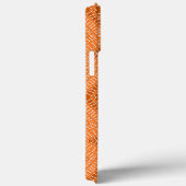 Orange Tribal Diamonds African Pattern Case-Mate iPhone Hülle (Rückseite / Rechts)