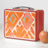 Orange Tribal II Metall Brotdose (Beispiel)
