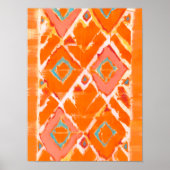 Orange Tribal II Poster (Vorne)