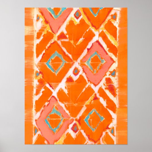 Orange Tribal II Poster (Vorne)