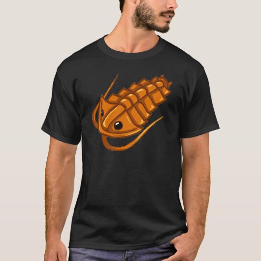 Orange Trilobite T-Shirt (Vorderseite)