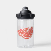 Orange Trinkflasche (Rückseite)