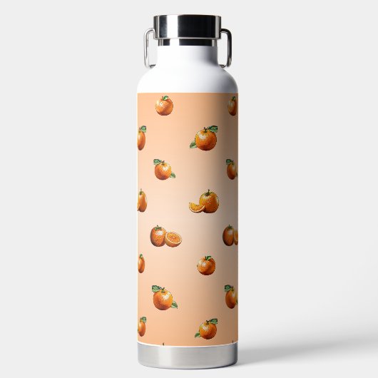 Orange Trinkflasche (Vorderseite)