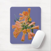 Orange Tropical Blume Mousepad (Mit Mouse)