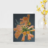 Orange Tropical Blume Note Card Karte (Gelbe Blume)