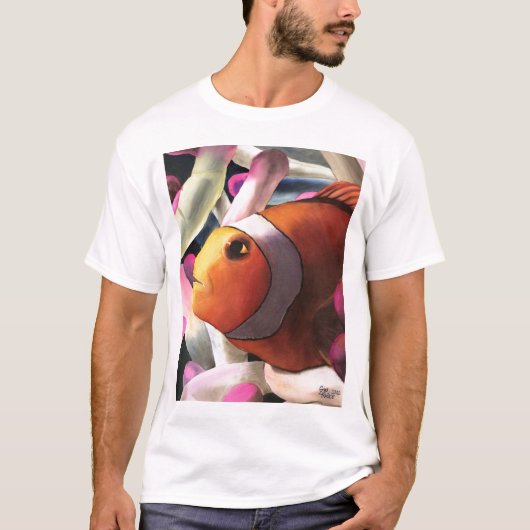 Orange tropischer Fisch-T - Shirt (Vorderseite)