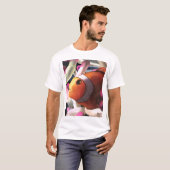 Orange tropischer Fisch-T - Shirt (Vorne ganz)