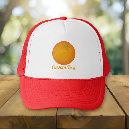 Orange Truckerkappe