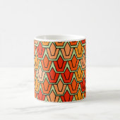 Orange Tulip Field Coffee Tasse (Mittel)