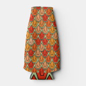 Orange Tulip Field Flaschenkühler (Vorderseite)