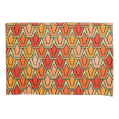 Orange Tulip Field Kissenbezug (Vorderseite)