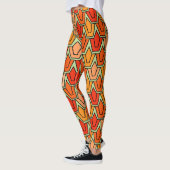 Orange Tulip Field Leggings (Links)