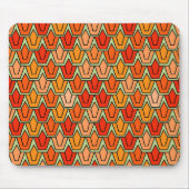 Orange Tulip Field Mousepad (Vorne)