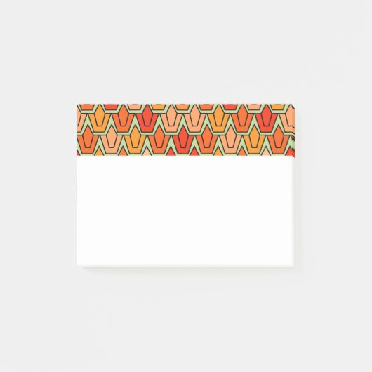 Orange Tulip Field Post-it Klebezettel (Vorderseite)
