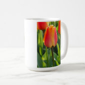 Orange Tulip Foto Tasse (VorderseiteRechts)