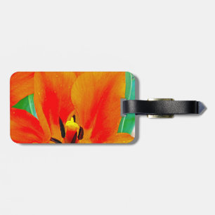 Orange Tulip Gepäckanhänger