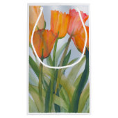 Orange Tulip Geschenktasche Kleine Geschenktüte (Rückseite)