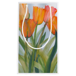 Orange Tulip Geschenktasche Kleine Geschenktüte