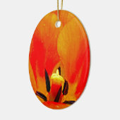 Orange Tulip Keramikornament (Links)