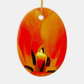 Orange Tulip Keramikornament (Vorne)