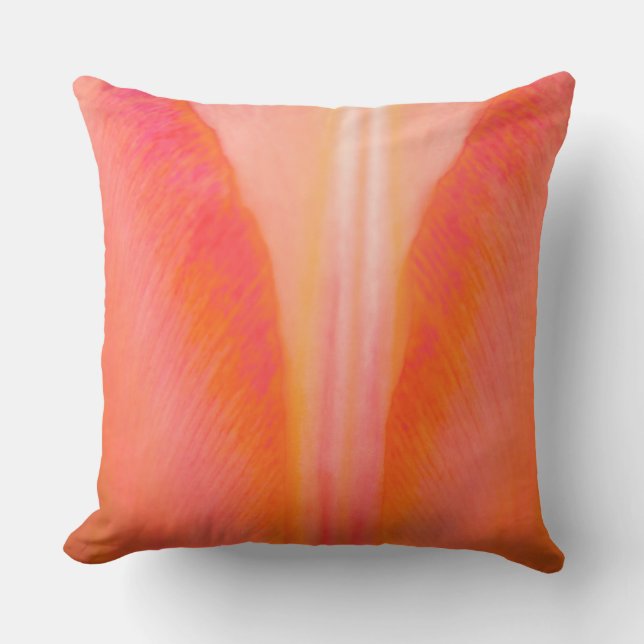 Orange Tulip Kissen (Vorderseite)