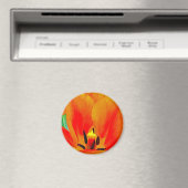 Orange Tulip Magnet (In Situ (Geschirrspüler))