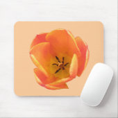 Orange Tulip Mousepad (Mit Mouse)