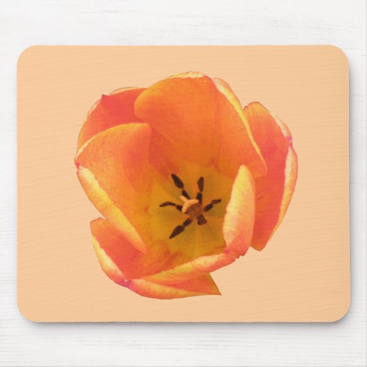 Orange Tulip Mousepad (Vorne)