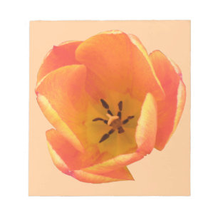 Orange Tulip Notepad Notizblock