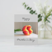 Orange Tulip Postkarte (Stehend Vorderseite)