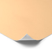 Orange Tulip Print Poster (Ecke)