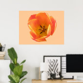 Orange Tulip Print Poster (Heimbüro)
