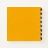 Orange Tulip Reaching für den Himmel Notizblock (Rückseite)